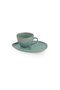 Hermia Juego de tazas de café Turquesa